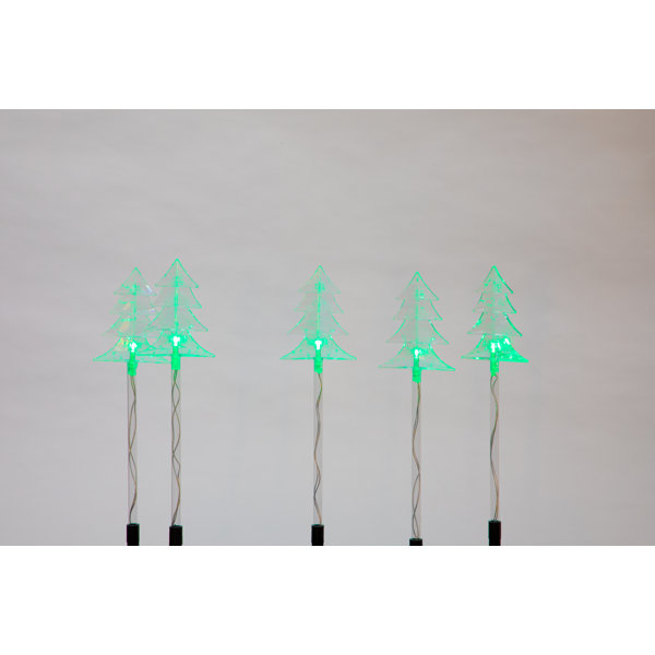 NOMA Set Of 5 Green Christmas Tree Stake Lights & Reviews Wayfair.co.uk